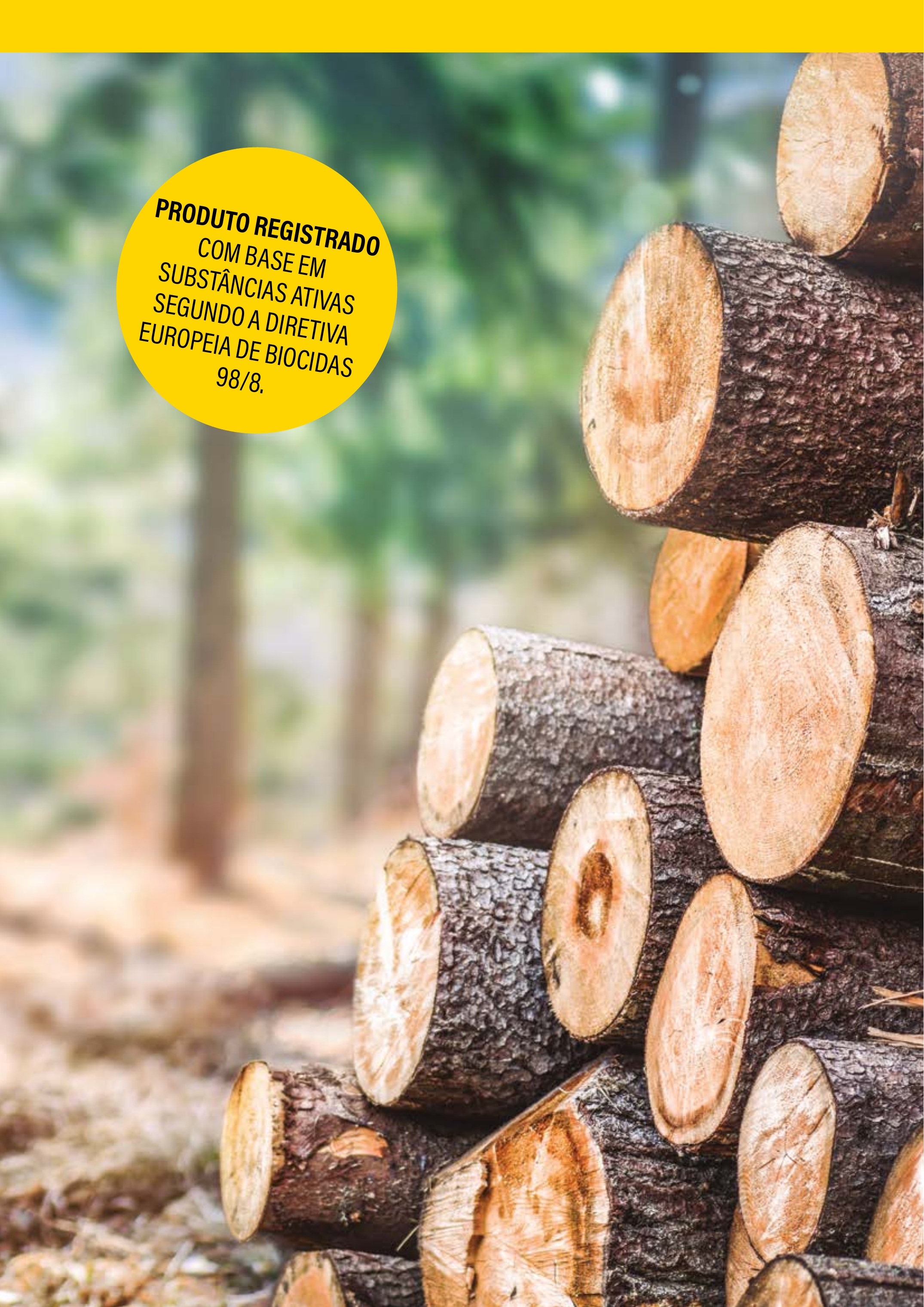 Producto registrado y tratamiento para madera verde